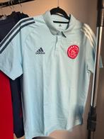 Adidas Ajax Amsterdam voetbal training T-shirt, Maat 52/54 (L), Blauw, Ophalen of Verzenden, Adidas