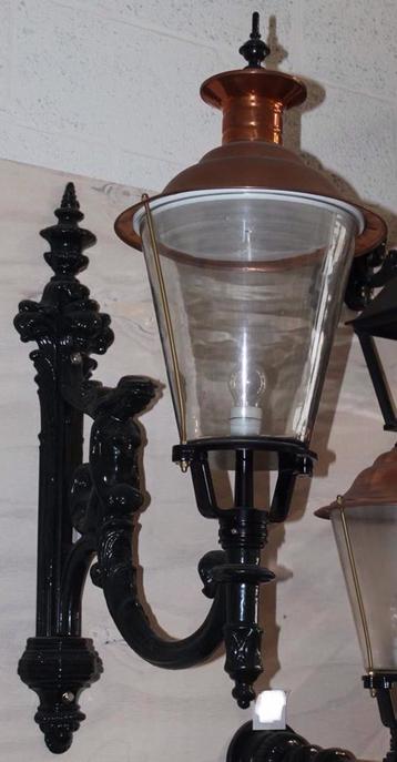 XXL wandlamp, binnen & buiten. Koperen kap. WP; 720,- beschikbaar voor biedingen