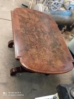 Antieke Salontafel met Houtpatroon, Ophalen