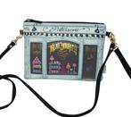 Handtas Schoudertas Tas clutch patisserie winkel curiosa, Verzenden, Nieuw, Blauw, Handtas