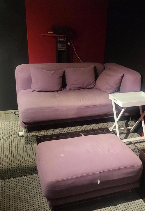 roze IKEA tylosand bank , ook als bed te gebruiken, Huis en Inrichting, Slaapkamer | Slaapbanken, Gebruikt, 200 cm, Ophalen