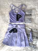 Killstar pastel goth lilac set skater skirt + velvet top XS, Kleding | Dames, Paars, Ophalen of Verzenden, Zo goed als nieuw, Maat 34 (XS) of kleiner