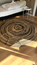 2 x HK living  jute rond vloerkleed, Huis en Inrichting, Zwart, Rond, Ophalen of Verzenden, Zo goed als nieuw
