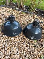 Vintage Industriële Hanglampen - Set van 2, Huis en Inrichting, Lampen | Overige, Ophalen of Verzenden, Gebruikt