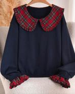 Top Loua Blauw (44-52), Kleding | Dames, Grote Maten, Verzenden, Nieuw, Blauw, Shirt of Top