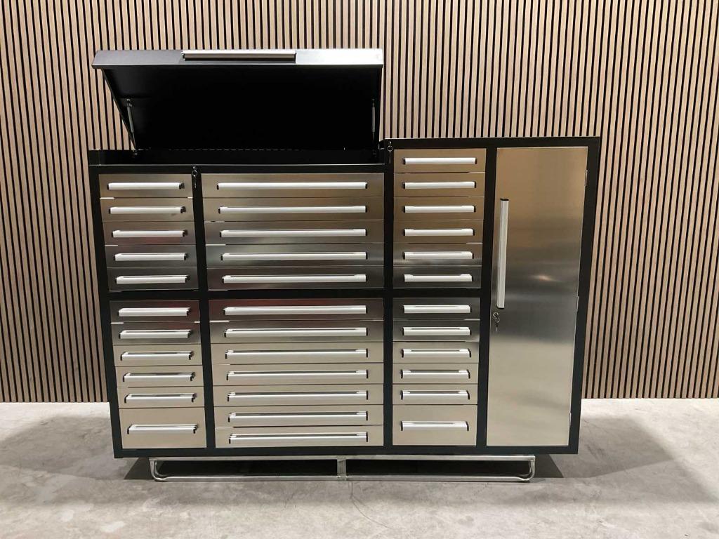 Rhino-Cross-Tools RVS werkbank deluxe model nieuw ‼️‼️, Doe-het-zelf en Verbouw, Gereedschapskisten, Nieuw, Ophalen