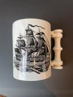 Vintage Portmeirion Pottery Zeilschip Mok, Huis en Inrichting, Keuken | Servies, Gebruikt, Ophalen of Verzenden, Overige stijlen