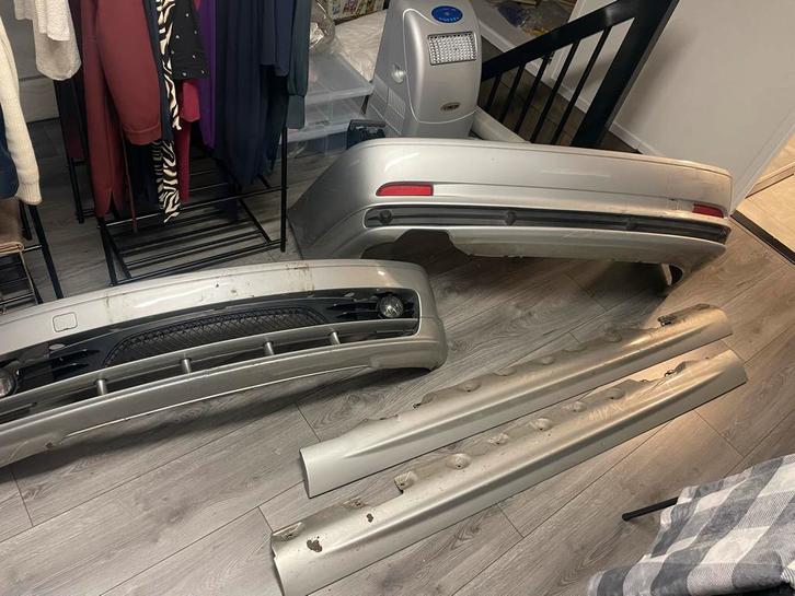 Bmw e46 coupe orgineel bumper set, Auto-onderdelen, Carrosserie en Plaatwerk, Bumper, BMW, Achter, Gebruikt, Ophalen