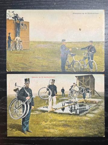 Beschreven postkaarten regiment wielrijders beschikbaar voor biedingen