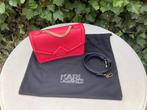 Karl Lagerfeld crossbody, schouder & handtas leer❗ALS nieuw, Verzenden, Zo goed als nieuw, Roze, Leer