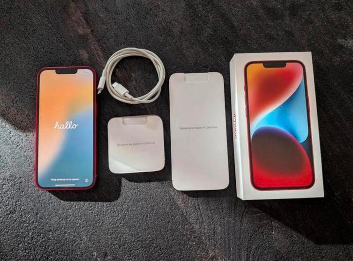 Iphone 14, Telecommunicatie, Mobiele telefoons | Apple iPhone, Zo goed als nieuw, 128 GB, Zonder abonnement, Zonder simlock, iPhone 14