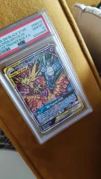 Pokemon PSA 10 Moltres Articuno Zapdos sm210, Ophalen of Verzenden, Zo goed als nieuw, Losse kaart