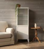 Vintage stalen apothekerskast dokterskast vitrinekast kast, Ophalen of Verzenden