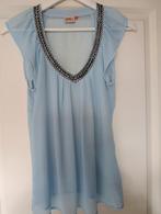 Shirtje met Stentjes - Maat 34, Only, Blauw, Ophalen of Verzenden, Zo goed als nieuw