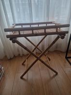 Bamboe Bijzettafel, 45 tot 60 cm, Minder dan 55 cm, Rond, Ophalen of Verzenden