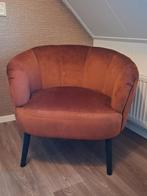 Velvet fauteuil, Ophalen, Zo goed als nieuw, 75 tot 100 cm, 50 tot 75 cm