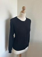King Louie maat L zwart met bolletjes cardigan vestje, Kleding | Dames, Truien en Vesten, Zwart, Maat 42/44 (L), Ophalen of Verzenden