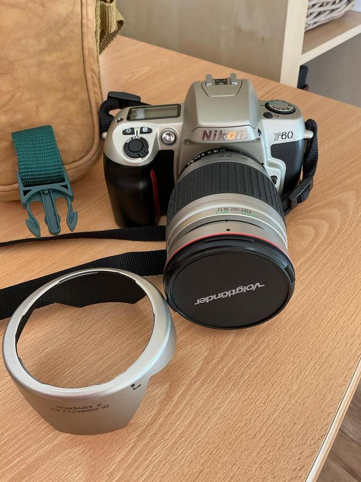 Nikon F60 Spiegelreflexcamera, Audio, Tv en Foto, Fotocamera's Analoog, Gebruikt, Spiegelreflex, Nikon, Ophalen
