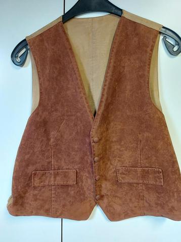 Zelfgemaakte Suedelook Gilet - Maat M beschikbaar voor biedingen