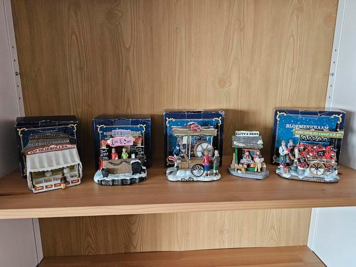 Kerst markt stalletjes, Diversen, Kerst, Gebruikt, Ophalen of Verzenden