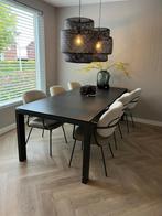 Design uitschuiftafel, Huis en Inrichting, Ophalen, Overige materialen, 100 tot 150 cm, 200 cm of meer