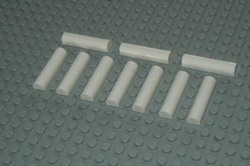 L683 Lego gebogen stenen 1x4 wit 10 st.