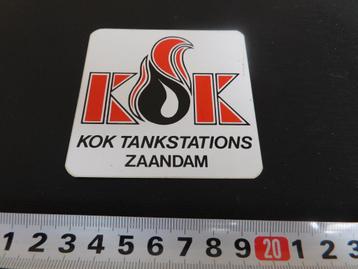 sticker Zaandam KOK Tankstations  beschikbaar voor biedingen