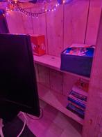 Steigerhouten hoogslaper, Eenpersoons, 160 tot 180 cm, Ophalen of Verzenden, Zo goed als nieuw