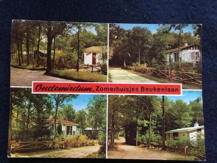 Oudemirdum Zomerhuisjes Beukenlaan Ansichtkaart, Verzamelen, Ansichtkaarten | Nederland, Gelopen, Friesland, 1960 tot 1980, Ophalen of Verzenden