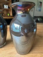 Set van 2 stijlvolle vazen, 23 cm hoog, Overige kleuren, Ophalen of Verzenden, Minder dan 50 cm, Glas