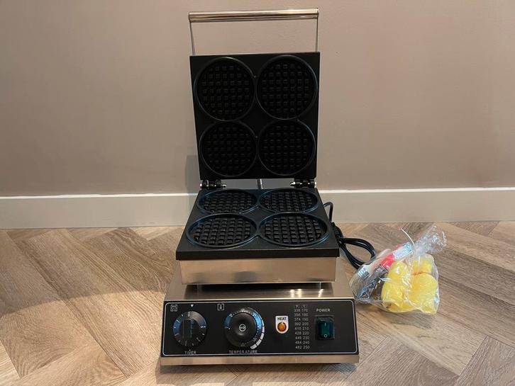 Nieuwe wafelijzer 4 stuks nieuw! Poffertjes/kermis/camping!, Witgoed en Apparatuur, Wafelijzers, Nieuw, Ophalen of Verzenden