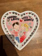 Blond Amsterdam Hart Serveerbord, Porselein of Keramiek, Schaal, Ophalen of Verzenden, Zo goed als nieuw