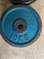 2 x 10 kg 30 mm Gietijzer Halterschijven Gewichten, Ophalen, Gebruikt, Benen, Halterschijven