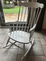 Schommelstoel, Ophalen, Wit, Robuuste, degelijke, mooie schommelstoel, Zo goed als nieuw
