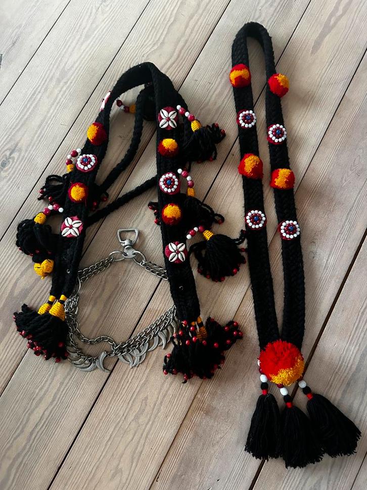 Origineel Arabisch hoofdstel met borsttuig, Dieren en Toebehoren, Paarden en Pony's | Hoofdstellen en Tuigage, Nieuw, Overige soorten