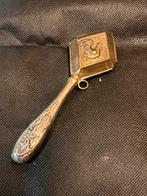 Zilveren Baby Rammelaar met Haan, Antiek en Kunst, Antiek | Goud en Zilver, Ophalen of Verzenden