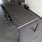 Delato familie-eettafel - 6 pers. - 220x100cm - eikenhout, Huis en Inrichting, Tafels | Eettafels, Ophalen, Eikenhout, 200 cm of meer