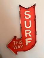 Metalen Surf Decoratie Bord, Ophalen of Verzenden, Gebruikt