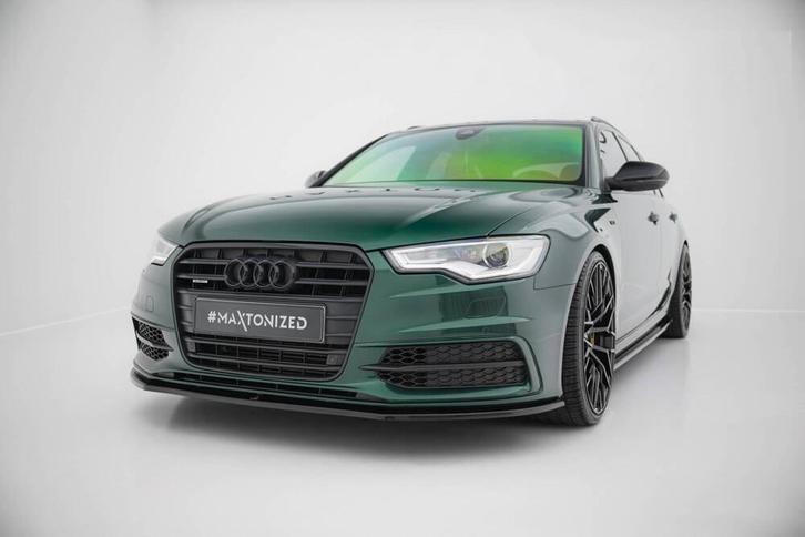 Voorlip sideskirt spoiler diffuser - A6 S-line S6 C7 11-14, Auto diversen, Tuning en Styling, Ophalen of Verzenden