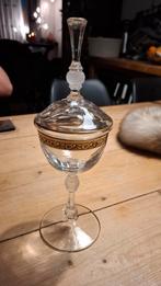 Kristallen Bonbonnière met Gouden Details, Ophalen of Verzenden