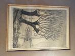 Botter aan de Vecht - Ets van Harmen Eikema (1886- 1974), Ophalen