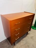 Retro vintage teak ladekast commode, Ophalen, A, A, A