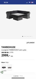 Loungeset Tambohuse én fauteuil ZGN !, Ophalen, 100 cm of meer, 60 cm of meer, Zo goed als nieuw