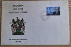 engeland rhodesia FDC winston churchill 1965, Postzegels en Munten, Ophalen of Verzenden, Gestempeld