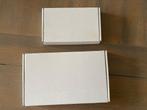 150 st. kartonnen VOUWDOOSJES 2 maten - wit, Doos, Opvouwbaar, Ophalen of Verzenden, Minder dan 40 cm