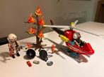 Playmobil Brandweer Helikopter Set (city action 71195), Ophalen, Zo goed als nieuw, Complete set