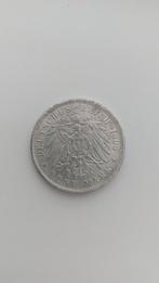 Duitse 3 Mark Zilveren Munt 1903, Ophalen of Verzenden, Duitsland, Losse munt, Zilver