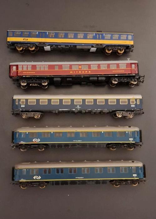 Set rijtuigen, Hobby en Vrije tijd, Modeltreinen | H0, Gebruikt, Gelijkstroom, Fleischmann, Ophalen of Verzenden