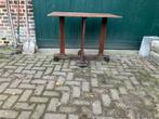 Art Deco Bijzettafel / Haltafel Amsterdamse School, Huis en Inrichting, Tafels | Bijzettafels, Ophalen, Gebruikt, Vierkant, 60 cm of meer