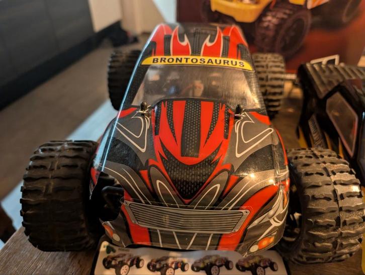 Himoto EMXT-1 RC Auto 1/10 - Zo goed als nieuw!, Hobby en Vrije tijd, Modelbouw | Radiografisch | Auto's, Zo goed als nieuw, Auto offroad